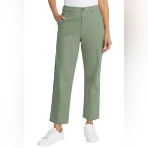 G.H. Bass & Co. Green Chinos with Modern Cropped Fit